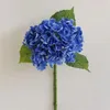 Fleurs décoratives Real Touch Artificial Hortengea Flower Branch Decoration Décoration de mariage Salle Set Home Decor