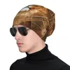 Baretten Leeuw Heilige Geometrie Outdoor Beanie Caps Oude Egypte Digitale Kunst Skullies Mutsen Ski Bonnet Homme Hoeden