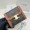 Chain Wristlet Card Holder Designer Wallet Zippy Purse Womens Id Passport Holder Ava Luxurys Mens Wallets Folding Cardholder Leather Coin Purses Keychain Key Pouch