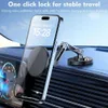 Novo suporte do telefone do carro 360 graus de rotação dobrável metal suporte navegação magnética ventilação ar ímã montagem universal para iphone d8r1