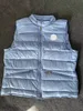 디자이너 mens monclairer down vest 자수 배지 겨울 재킷 후드 여자 라벨 완전 따뜻한 색상 차단 복기 조끼는 NFC 아시아 크기 1/2/3/4/5