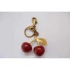Keychain Cherry Style Red Color Chapstick Wrap Lipstick Cover Team Lipbalm Cozy/bag Parts Mode Fashion