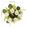 Garden Decorations Decoration Garland Rings For Pillars Flowers Wreaths Floral Mini Silk Party