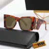 Nouvelles lunettes de soleil pour hommes lunettes de soleil design lettres lunettes de luxe cadre lettre lunette lunettes de soleil pour femmes surdimensionnées nuances senior protection UV lunettes