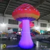 Vente en gros Activités de plein air de livraison 7mH (23ft) avec modèle de champignon gonflable géant avec ventilateur avec éclairage LED pour la publicité