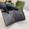 10A Marmont Wallets Holders Top Quality Designer Bag Leather Wallet OPHIDIA Continental Zip Holder Business Cardholder Coin Purse Key Pouch Passport Cover Short
