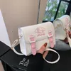 New Cartoon Silicone Coin Purse Cute Children Cat Girl Small Satchel Kindergarten Baby Girl Out Mini Storage Bag Shoulder Strap Gram Adjustment A89 DHL