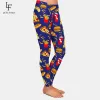 Leggings LETSFIND High Quaility Women Leggings 3D Hamburger and Pizza Pattern Digital Printing Pants New Fitness Leggings