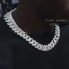 Custom Made 19mm 3row Fl Moissanite Gra Certififcates Customized Name Lock Iced Out Miami Cuban Link