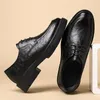 Dress Shoes Men Elevator Platform Breathable Lift Casual Business Luxury Genuine Leather Heightening 5/8/10CM Taller Male