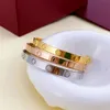 Bracciale di coppia di gioielli d'amore di design di lusso Bracciale da donna a forma di C Bracciale d'amore con vite C Lettera Bracciale per amanti in acciaio inossidabile 316LS