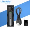 LiitoKala Lii-100C Lii-100 Battery Charger For 18650 18350 26650 16340 RCR123 14500 3.7V 1.2V Ni-MH Ni-Cd 2A USB smart charger