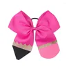 Acessórios de cabelo Ncmama Cheer Bows Corda De Volta à Escola Lápis Scrunchies para Crianças Meninas Elásticas Elásticas Laços Presente