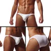 Underpants Sexy Men Briefs Low Waist Ultra-thin Ice Silk Seamless Underwear Male Transparent Breathable Bugle Pouch Panties Cueca 2XL