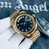 مشاهدة Men's Sport Automatic Mechanical Watch مصمم الفولاذ المقاوم للصدأ الأعمال Diamond Watch 904L وظيفة كاملة في العالم