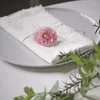 Servilleta de mesa, 1 pieza, tela de queso crema, tela de gasa de algodón, servilletas de papel decoradas, estilo bohemio para decoración elegante de cena y fiesta de boda