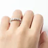 JoyceJelly m 01CT Anelli con diamanti Test Pass S925 Sterling Silver Fine Jewelry Anello nuziale femminile Set regalo per ragazze 240220