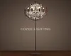 Vloerlampen Vintage Kristallen Lamp Staande Verlichting LED Orb Cristal Light Indoor Home Restaurant Woon- en eetkamer Kamer3973230