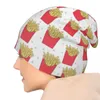 Bérets Français Frites Élégant Stretch Tricot Slouchy Bonnet Multifonction Crâne Chapeau Pour Hommes Femmes