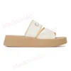 Mila Beige Black Woody Slippers Top Sandals Womens Mules Flat Slides Light White Black Pink Blue Lettering Canvas Slippers Womens Summer Outdoor Indoor Shoes Shoes