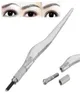 Stylo de tatouage entier manuel sourcil Microblading Machine de maquillage permanente crayon conception unique poignée transparente outils d'art corporel 2049706