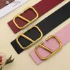 Cinturones para mujer Negro Rojo Diseñador Reversible Big V Hebilla Real Cowhide Berserk Cintura Lusso Uomo Mujer Moda Cinturones con letras 240305