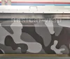Matt svart grå camo vinyl full bilförpackning kamouflagefolie klistermärken med camo lastbil som täcker folie med luftstorlek 152 x 30m7413326