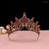 Hair Clips Wedding Tiara Crystal Bridal Crown Silver Color Baroque Diadem Veil Tiaras Accessories Headpieces Head Jewelry