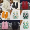 Fashion Outdoor Slippers Sandals Platform Designer Classic Pinched Beach Alphabet Print Flip Flops Summer Flat Casual Shoes Gai-23 41