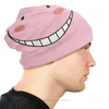 Boinas sombrero rosa koro sensei gorro de primavera para hombres para hombres asesinato en el aula de la clase de los skullies skullies gordo suaves sombreros de capó