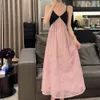 Light Luxury Slimming Style Dress 2024 Spring Dress New French High Waist Mid Length Dress