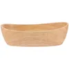 Наборы столовой посуды, миска из натурального дерева в форме лодки, деревянное хранилище для фруктов, сервировка закусок