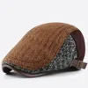 Casquette de lierre pour hommes et femmes, chapeau plat et chaud pour papa, sboy et femme, béret tricoté, 2024 cm, automne et hiver 5660, 240226