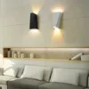 Vägglampa IP65 Modern konst Simple 6W LED-sovrummet Bedside Table Hotel inomhus och utomhus oregelbundet vattentät vägglampa Aluminium AC90-260V