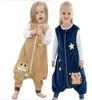 Combinaisons Vêtements de dessin animé pour tout-petits Printemps Automne Sac de couchage Flanelle Bébé Fille Pyjamas Garçons Sommeil 2 4 6 ans 2109105352594