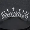 Hair Clips Classic Cubic Zirconia Wedding Bridal Princess Royal Tiara Crown Women Prom Jewelry Accessories CH10295