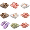 Summer new product slippers designer for women shoes green white pink orange Baotou Flat Bottom Bow slipper sandals fashion-039 womens flat slides GAI shoes XJ