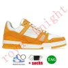 Hoge kwaliteit heren dames schoenen ontwerper trainer sneakers laag zwart wit babyblauw marine oranje groen tour geel roze bruin heren tennis mode outdoor trainers