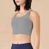 Others Apparel YKK-Sport-BH mit Frontreißverschluss für Damen mit nahtlosen Körbchen, integriertem, hochfestem, stoßdämpfendem Lauf-Yoga-Fitness-BH