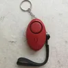 130dB äggform Självförsvar Alarm Keychain Pendant Anpassa ficklampa Personlig Safy Key Chain Charm Car Keyring