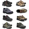 Scarpe da alpinismo da uomo Nuove quattro stagioni Protezione dal lavoro all'aperto Scarpe da uomo di grandi dimensioni Scarpe sportive traspiranti Scarpe da corsa Scarpe di tela moda GRIGIO 40