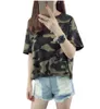 New Summer Style Women T Shirt Tees Short Sleeve Camouflage T Shirts Female Casual Army Military Tops Clothing Ab111 Y190727017874583