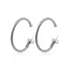 24SS Designer David Yumans Yurma Jewelry Davids Medium Cable Ring Earrings Pop Button Thread