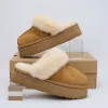 Designer Clássico Ultra Mini Botas Botas de Neve Plataforma Curta Mulheres Homens Pele De Carneiro Tasman Tazz Castanha Areia Mostarda Semente Bege Australian Winter Ankle