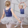 Meninas vestido de balé dança tutu ballet saia trajes clássicos para dança collant tanque ginástica maiô bailarina tutu saias 240304