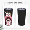 Tumblers Valentines Rainbow Tumbler Love Drinks Wasserflasche, auslaufsichere Edelstahl-Thermobecher, individuelle Travelist-Tassen