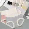 Frauenhöfen atmungsaktive Baumwollmischung Unterwäsche nahtlose hohe Taille mit Bauchsteuerungskolben-Design-Design für schnell