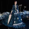 Kleid aus dem 19. Jahrhundert, Rokoko, Barock, historisches Kleid, mittelalterliches Victorain-Kleid, Vintage-Theaterkostüm