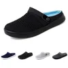 Pantoufles pour hommes femmes couleur unie hots bas doux noirs blanc or multi marche hommes femmes chaussures formateurs GAI