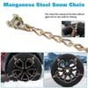 NUOVA CHEE ATTO ANTI SKID ANTI SKID CHEINS ATTO CATURE DI EMERGETTÀ DI SNOPE INVERNO OUTDOOR DOPPIO CATENA ANTI-SKID DOPPIO